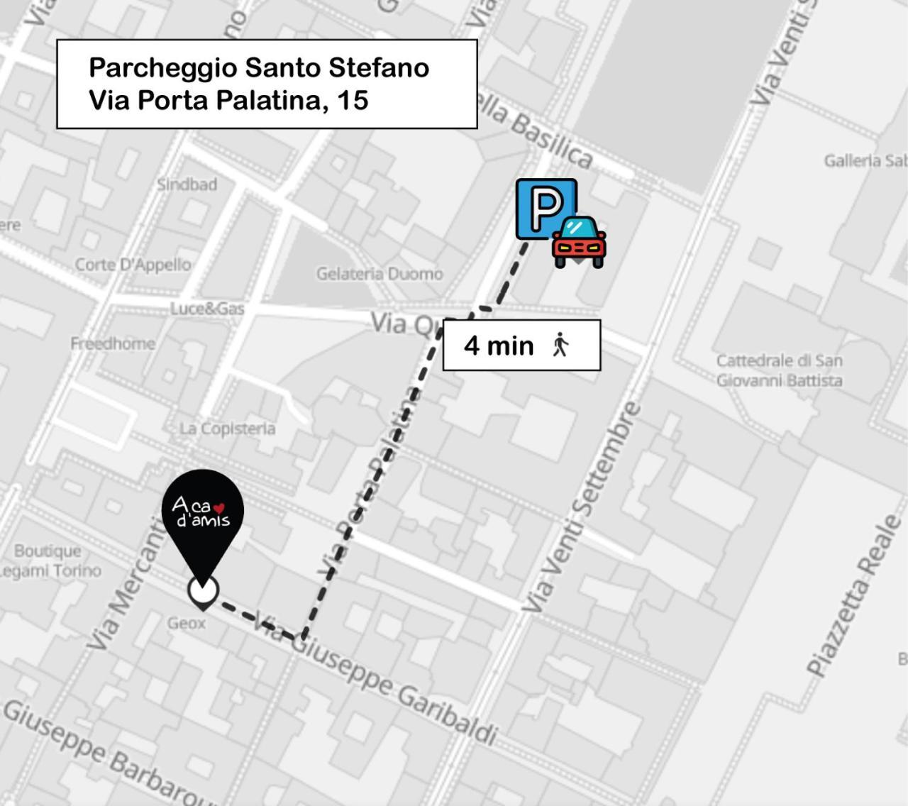 Acadamis - Garibaldi 9 Bis - Piazza Castello Apartman Torino Kültér fotó